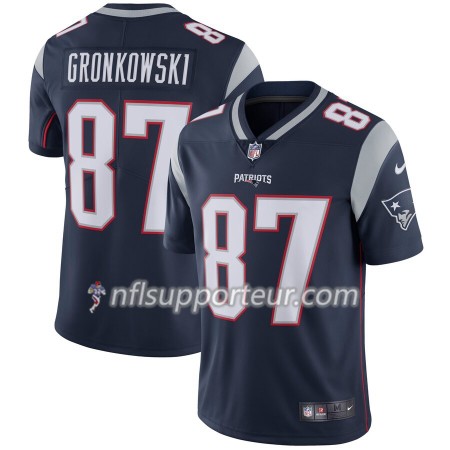 Maillot Homme New England Patriots Rob Gronkowski 87 Nike Navy